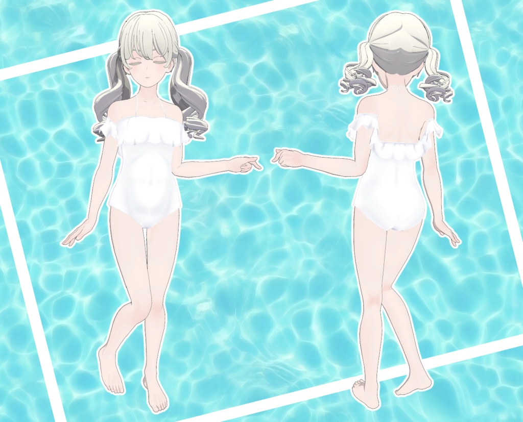 フリルワンピース水着ForGrus