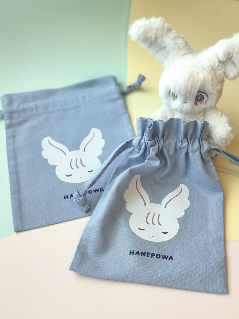 ベビーはねぽわ巾着/Drawstring Pouch