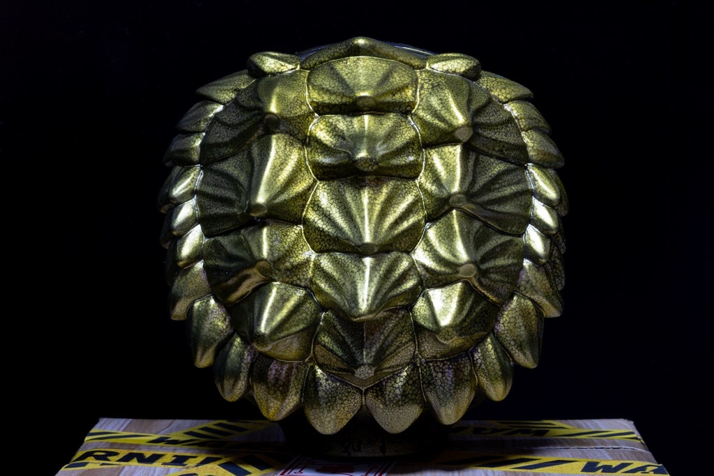 かめだるま 金色斑般若心経