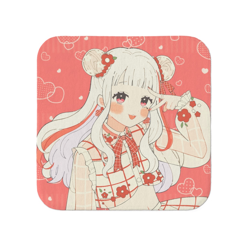 お手拭き拭きしようねぇ🥰❤️ミニタオル🤲
