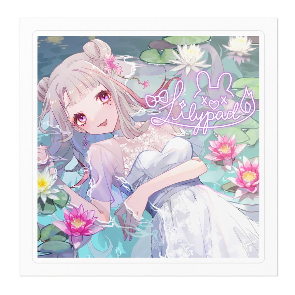 🪷ぷかぷか🪷リリーパッド🪷サイン入りステッカー🪷