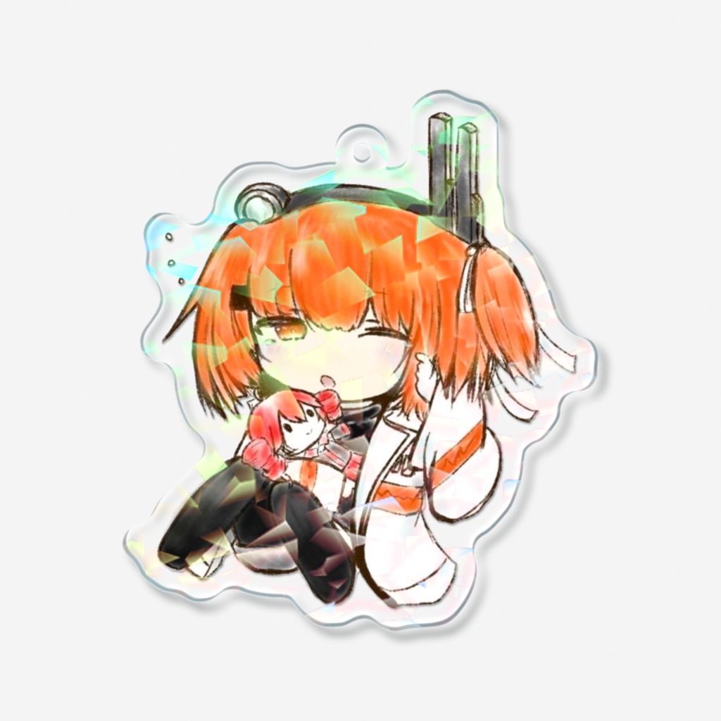 二次創作アクリルキーホルダー(ホログラム)　微睡むUTAU 足立レイ