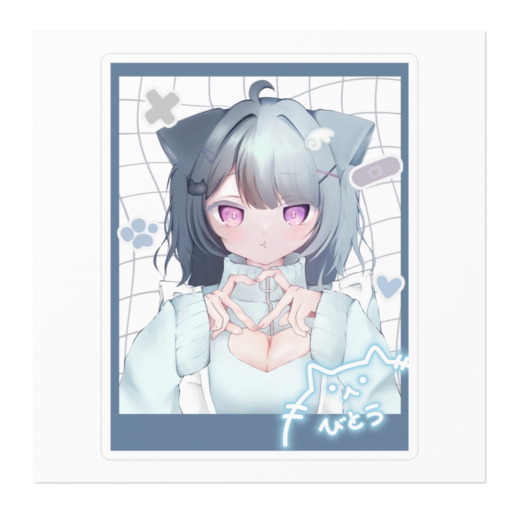 チェキ風 ステッカー【常設】