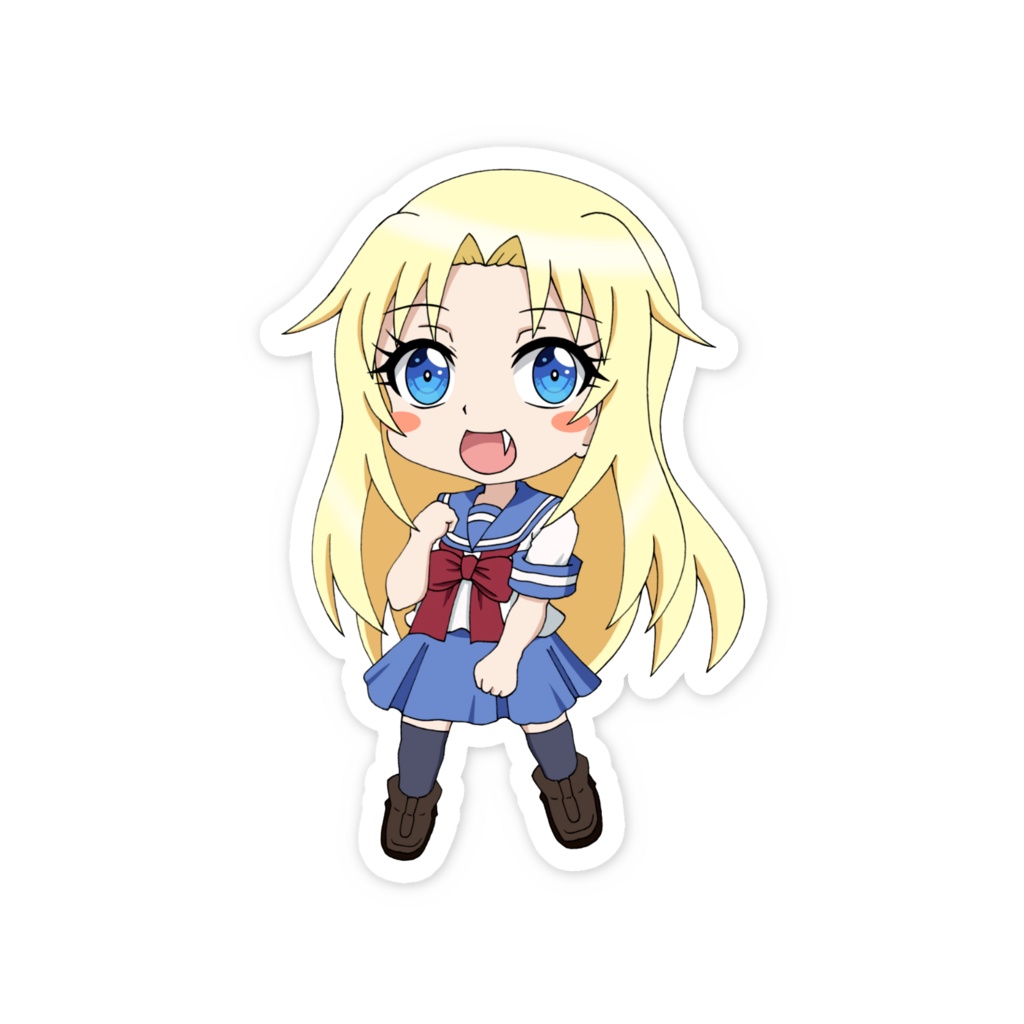 ちびスイちゃんスマホステッカー