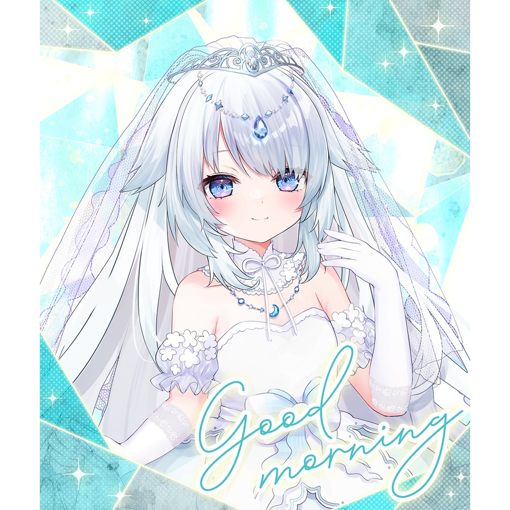 【条件付きフリー】おはようVTuber素材｜shining jewel style