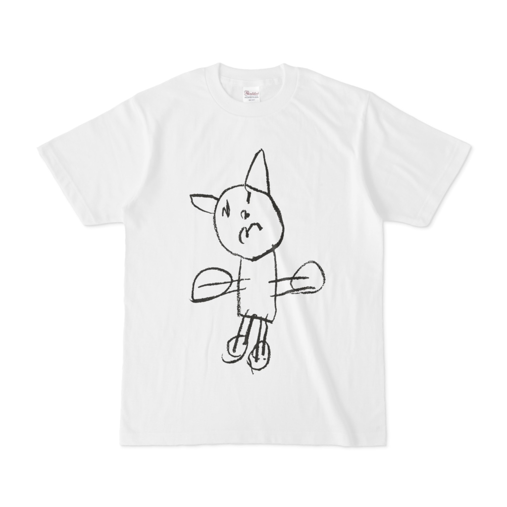 ねこちゃんTシャツ（白）