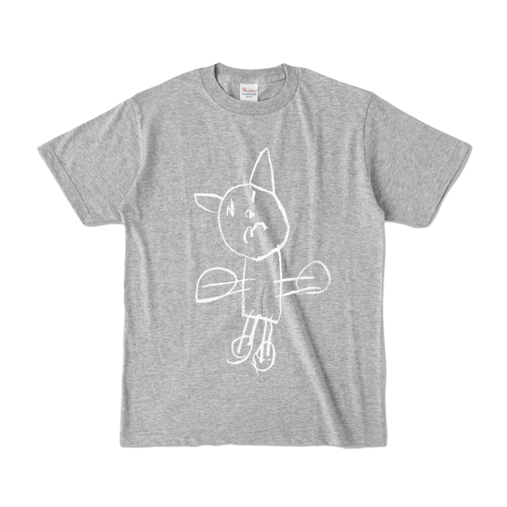 ねこちゃんTシャツ（グレー）