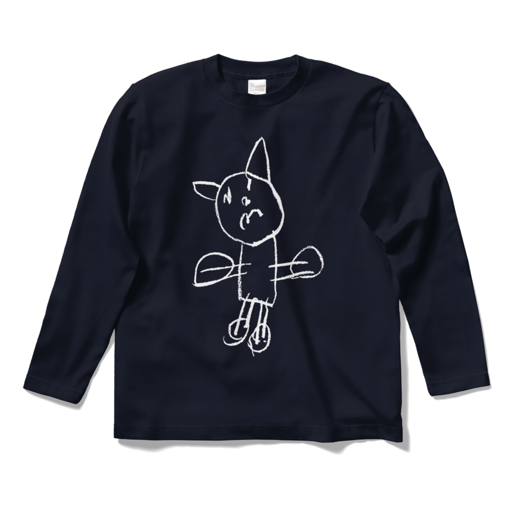 ねこちゃん長袖Tシャツ