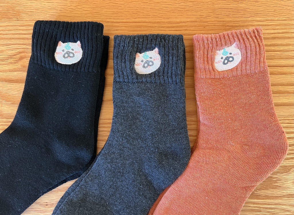 35p刺繍ソックス［非公式］さくらみこ