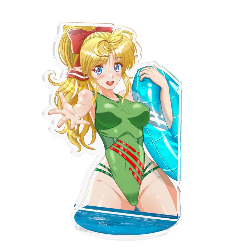 ハイレグ水着のクレアさん