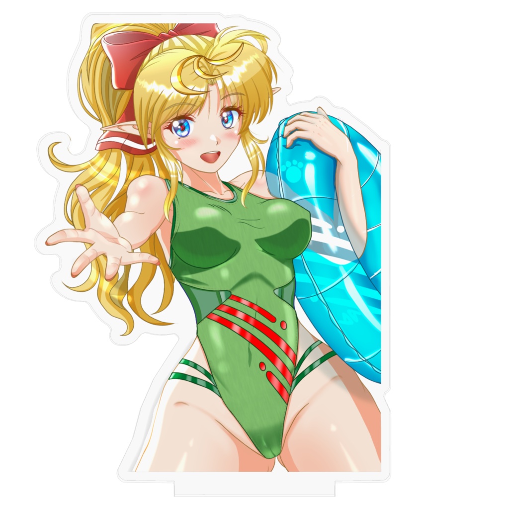 ハイレグ水着のクレアさん