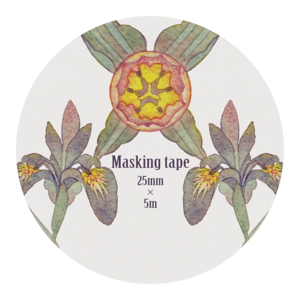 マスキングテープ【チューリップ&アヤメ】