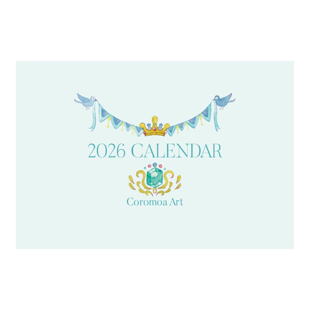 2026年卓上カレンダー【CoromoaArt】