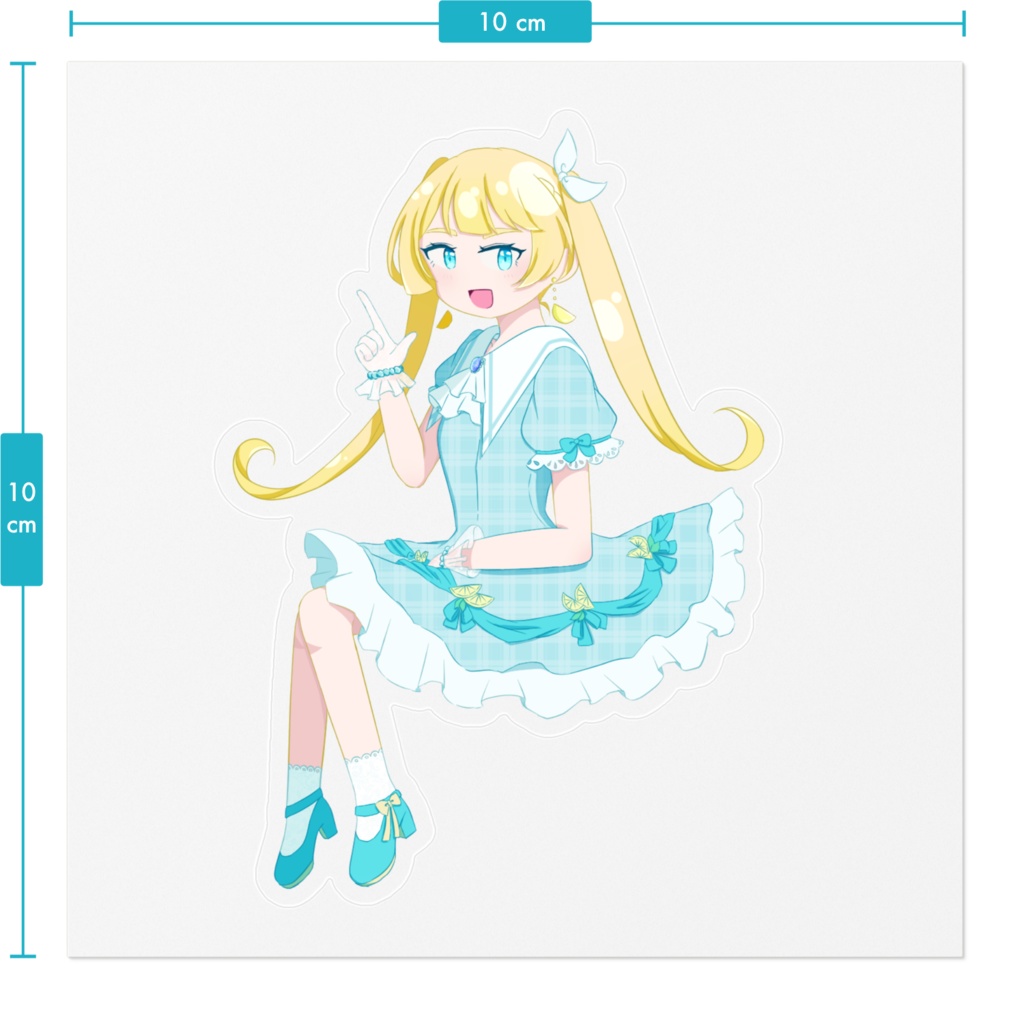 クリアステッカー レモン