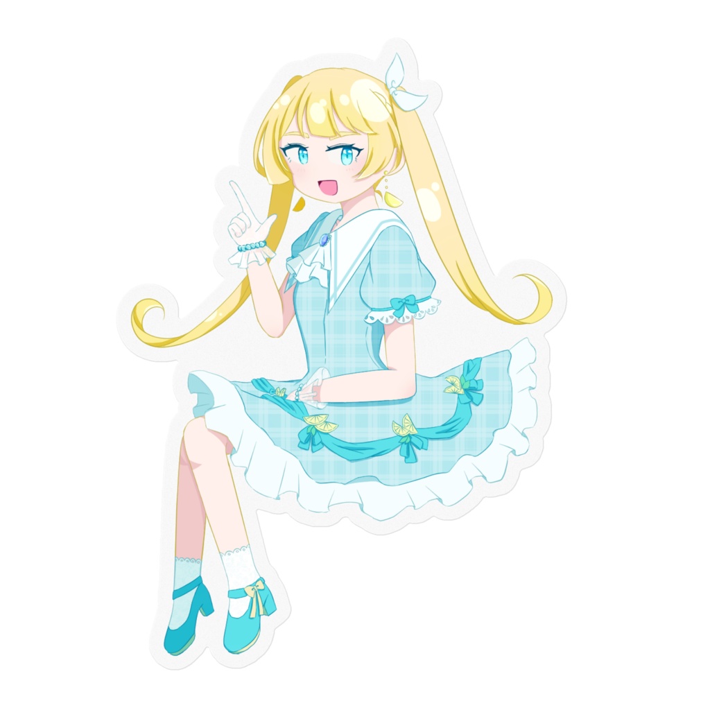 クリアステッカー レモン