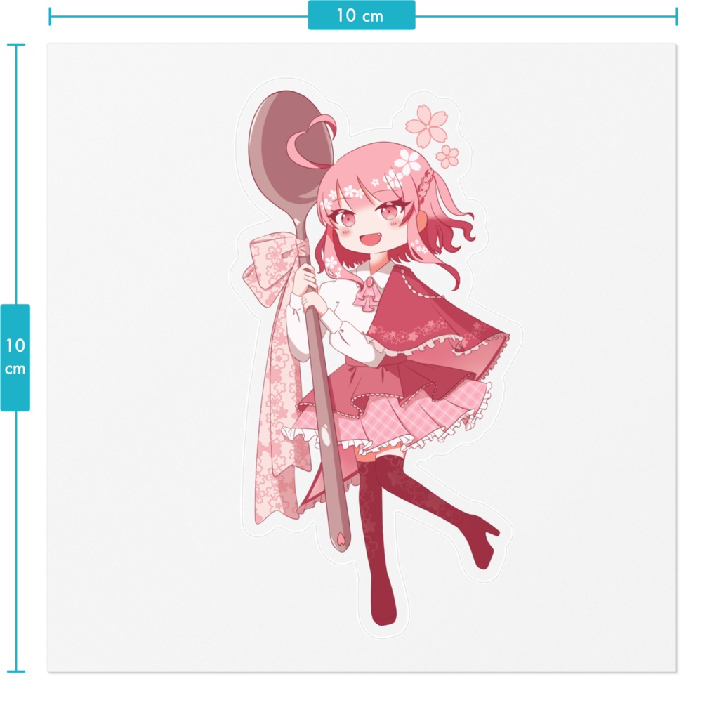 クリアステッカー 桜