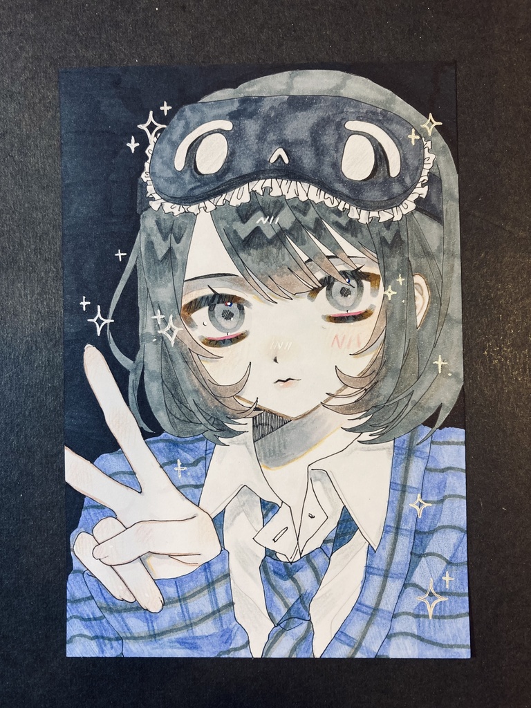 アナログ原画　˚✧₊⁎❝᷀ົཽ≀ˍ̮ ❝᷀ົཽ⁎⁺˳✧༚