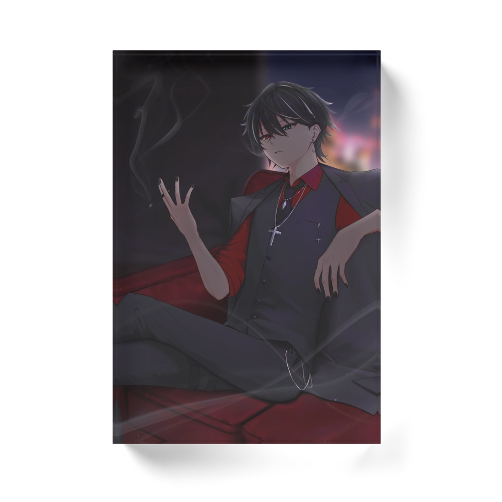 楪 真昼 アクリルブロック