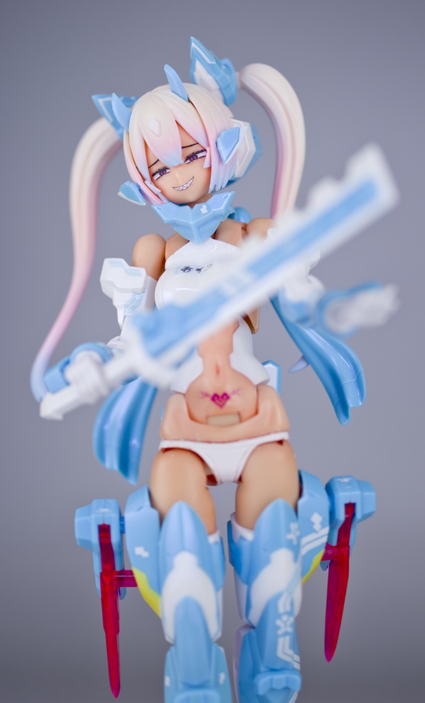 三白眼×下まつげデカール(展示のみ)