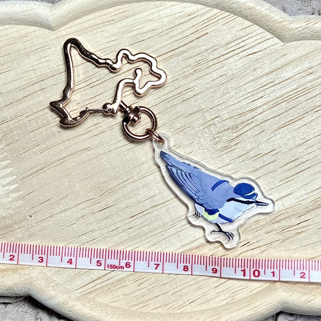 【11/29-30みすけっと】アクリルキーホルダー　ゴジュウカラ