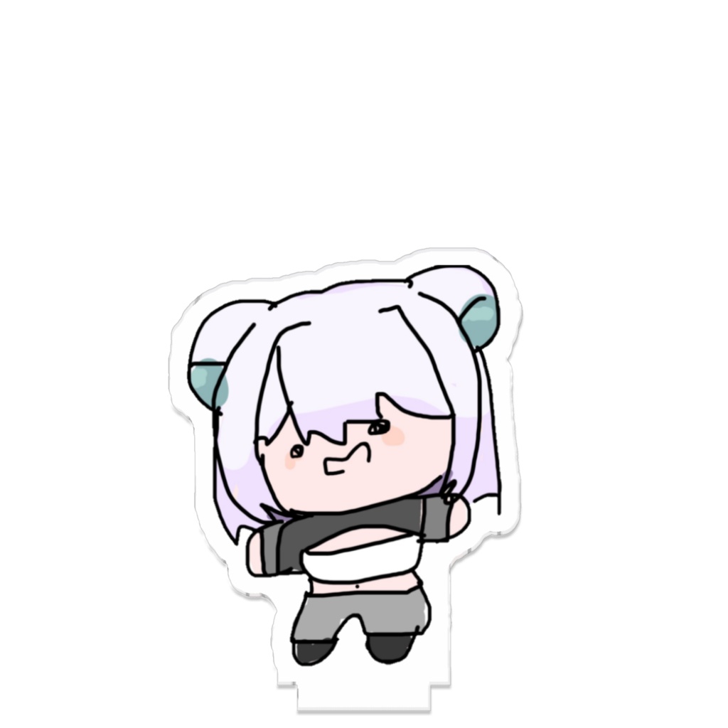 めんたもん 黒の衣装 繋がるアクスタ