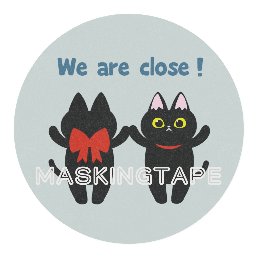 くろねこマステ 20mm