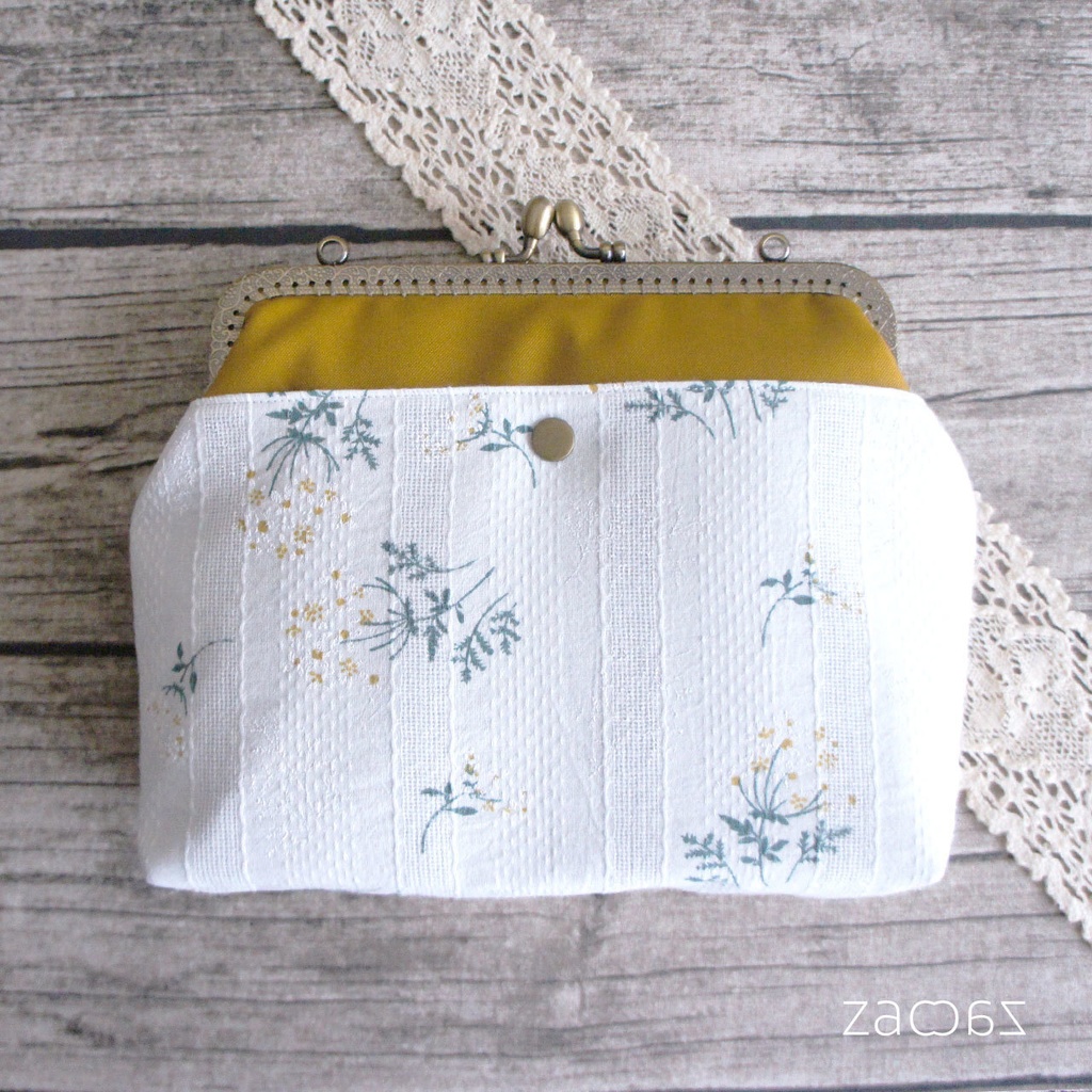 《送料無料》がま口ショルダーバッグ*マーガレット