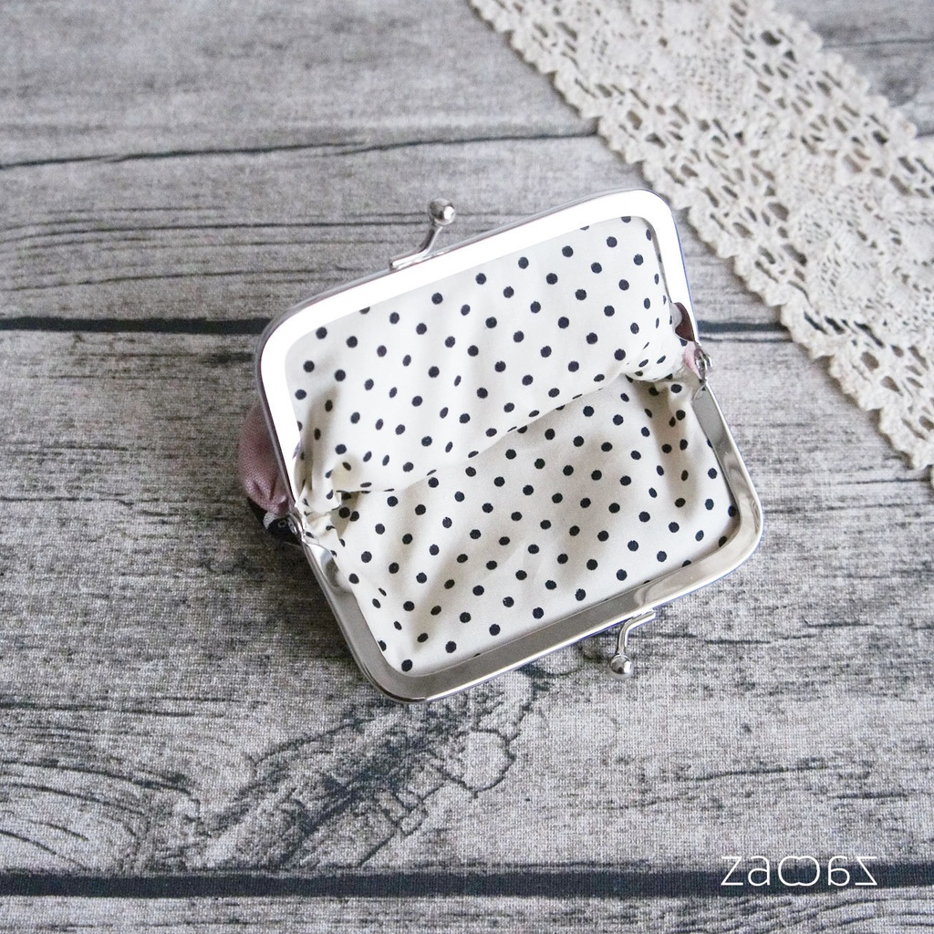 《送料無料》がま口ポチ袋*ハチワレ君