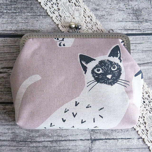 《送料無料》がま口ショルダーバッグ*CATS×さくらA