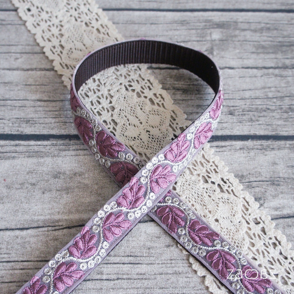 ショルダーストラップ*2.5cm幅*インド刺繍