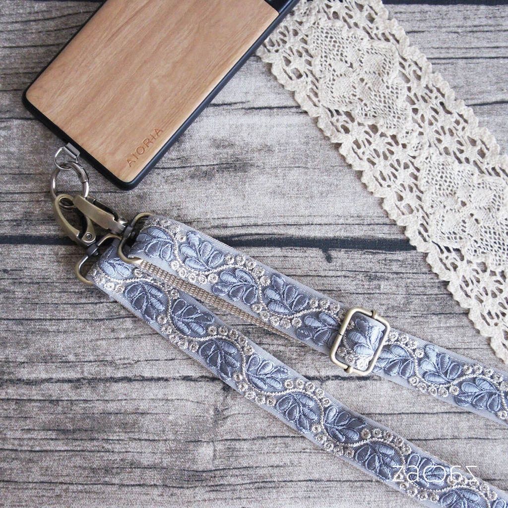 ショルダーストラップ*2.5cm幅*インド刺繍