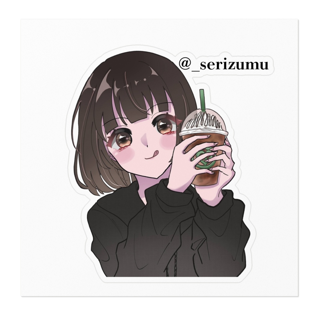 せりずむ ステッカー1