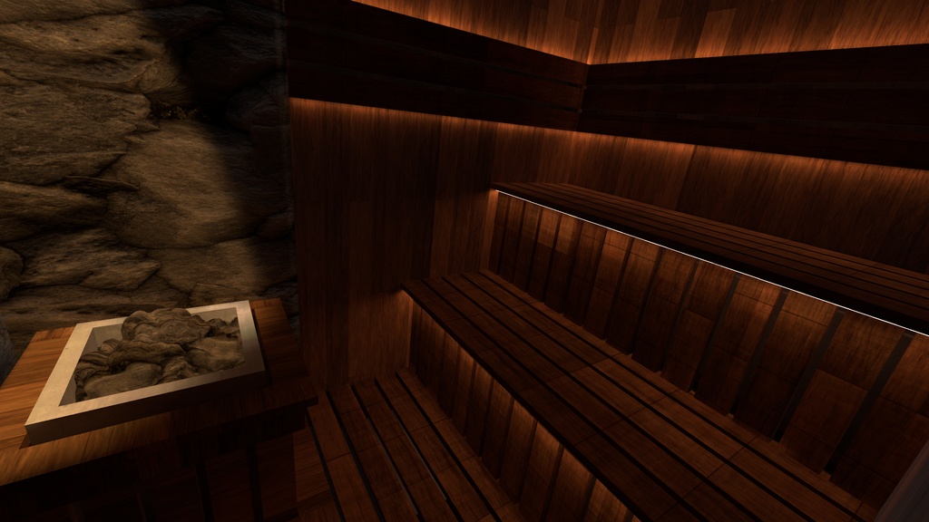 【VRChat想定】モダンな狭小隠れ家ワールド『Urban Shelter』- 1人〜少人数向けアセット