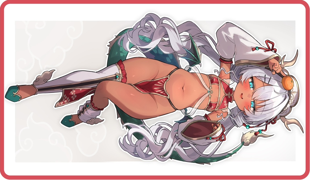 【虎んと】シグちゃん（ドラゴン衣装）　プレイマット