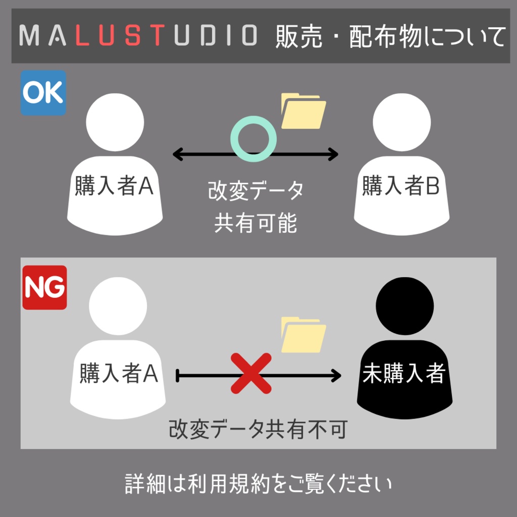 【無料】MalustudioショップポスターSet PNG・JPG