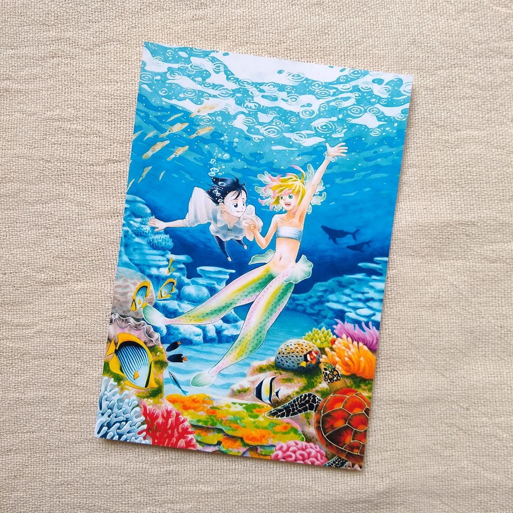 ポストカード『雨の日も君となら』