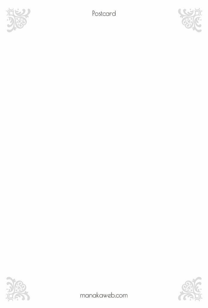 ポストカード『Manaka~2014 Spring~』