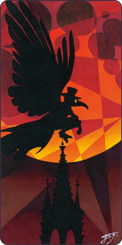 PRISMATIC FANTASIA アクリルキーホルダー『30.OMINOUS』