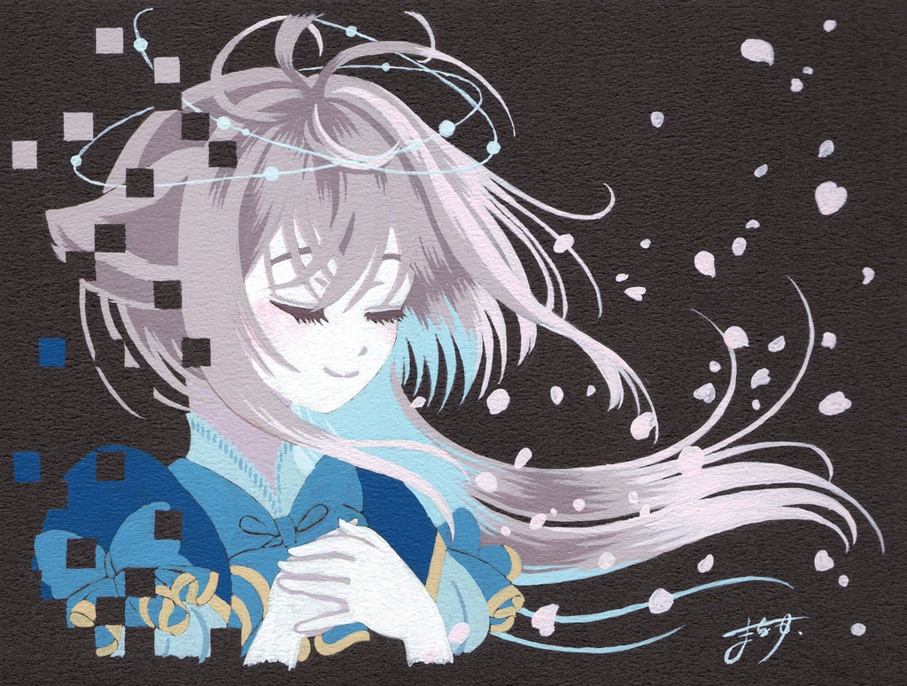 アクリル原画 KGアルバム『夢』