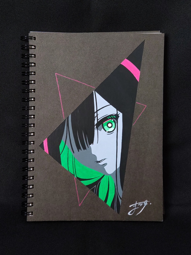 アクリル原画 B6無地リングノート『由星 -Yuse-』