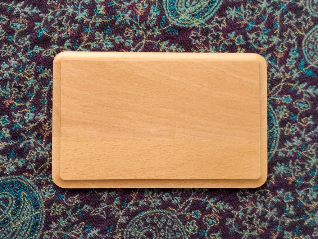 アクリル原画 木製トレー角『砂の海』