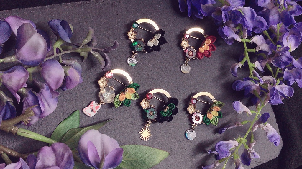 鬼滅-髪飾り・ブローチ*10/15追加*