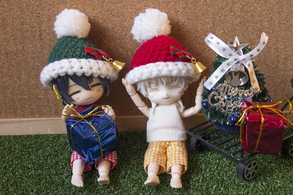 ねんどろいど-クリスマスVer猫耳ケープ・ニット帽