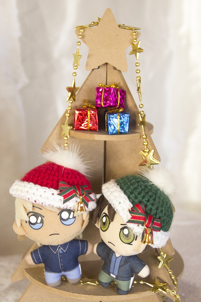 DC-クリスマスVer猫耳ケープ・ニット帽・ぬい服