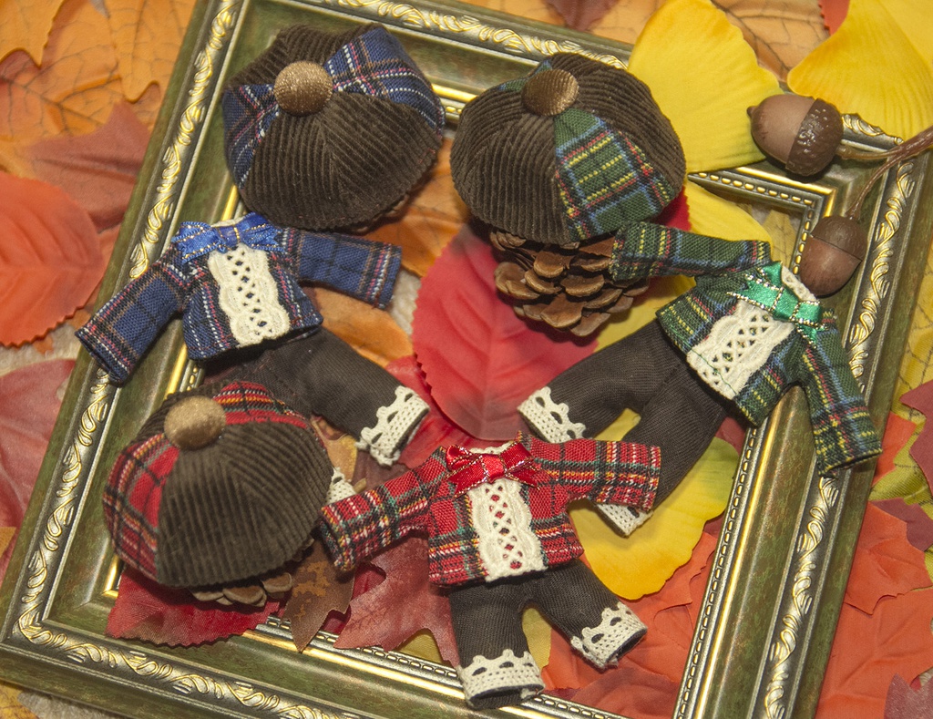 オビツ11-チェックコーデセット.