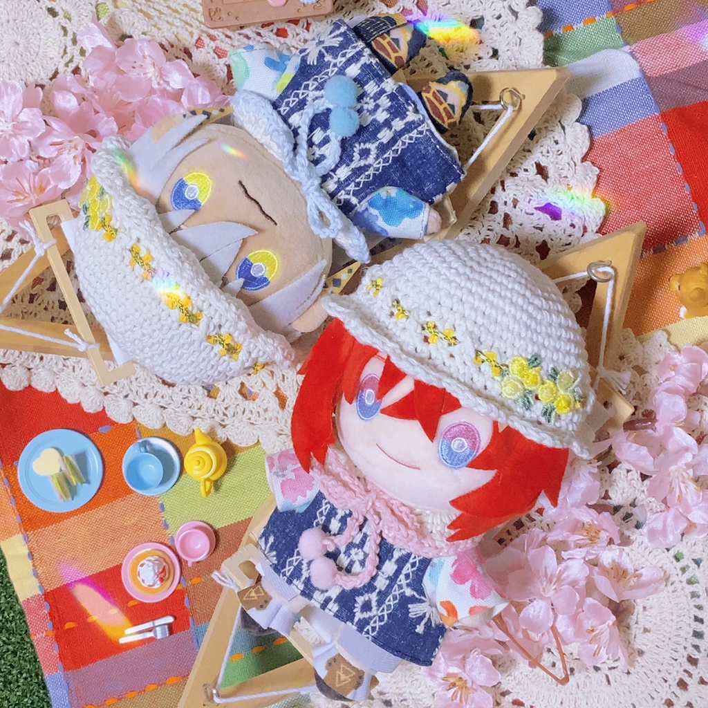 にじぬい-春のお散歩セット