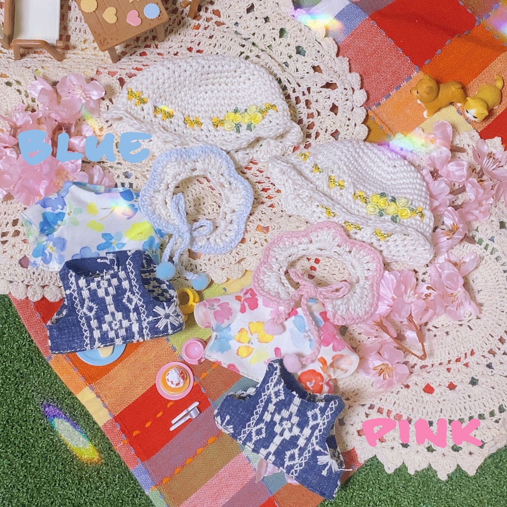 にじぬい-春のお散歩セット