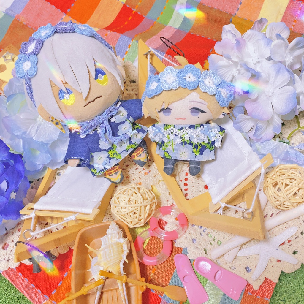にじぱぺ・にじぬい-ネモフィラセット