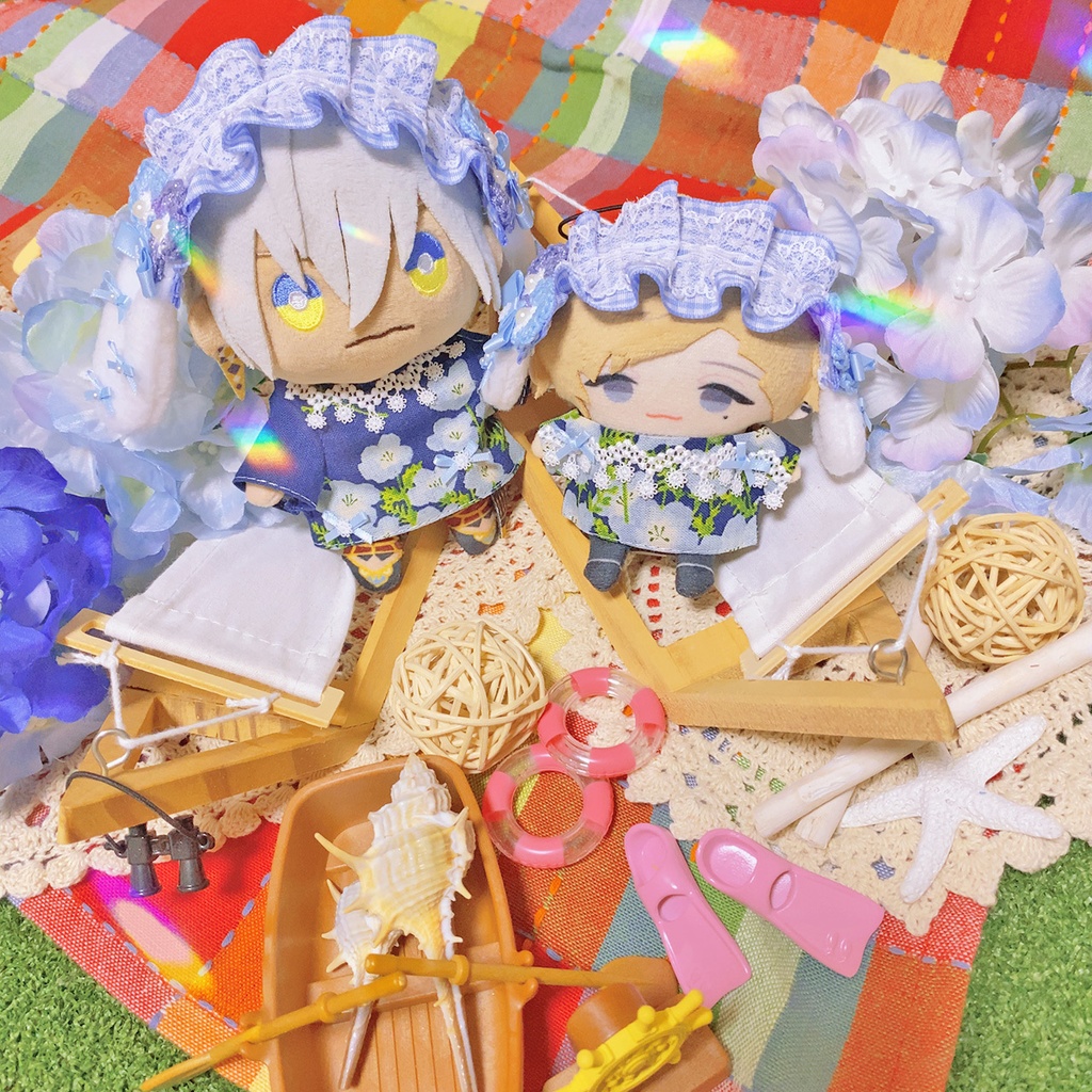 にじぱぺ・にじぬい-ネモフィラセット