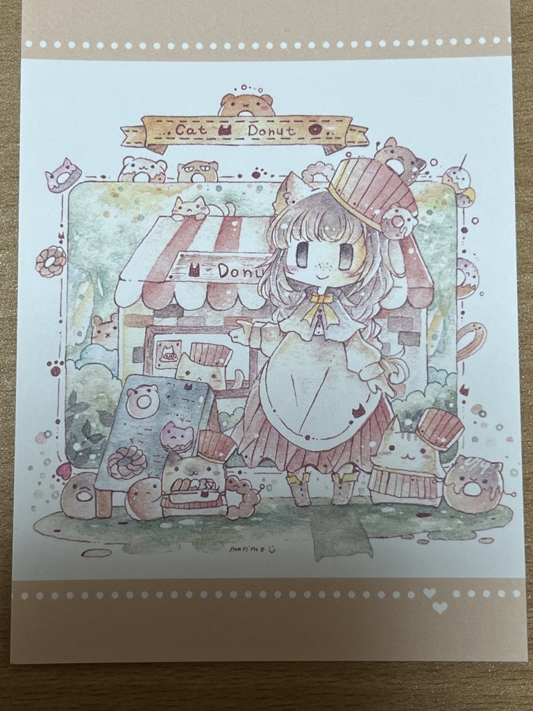 ポストカード（ドーナツ）